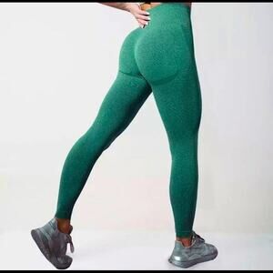 *HUNTER GREEN* CONTOUR SEAMLESS LEGGINGS, HIGH WAIST, GREAT FIT! BNWT